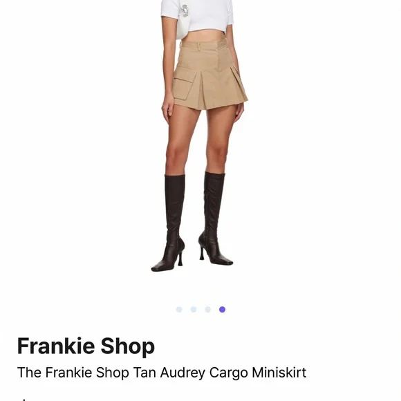 The Frankie Shop Tan Mini Skirt - Picture 6 of 11